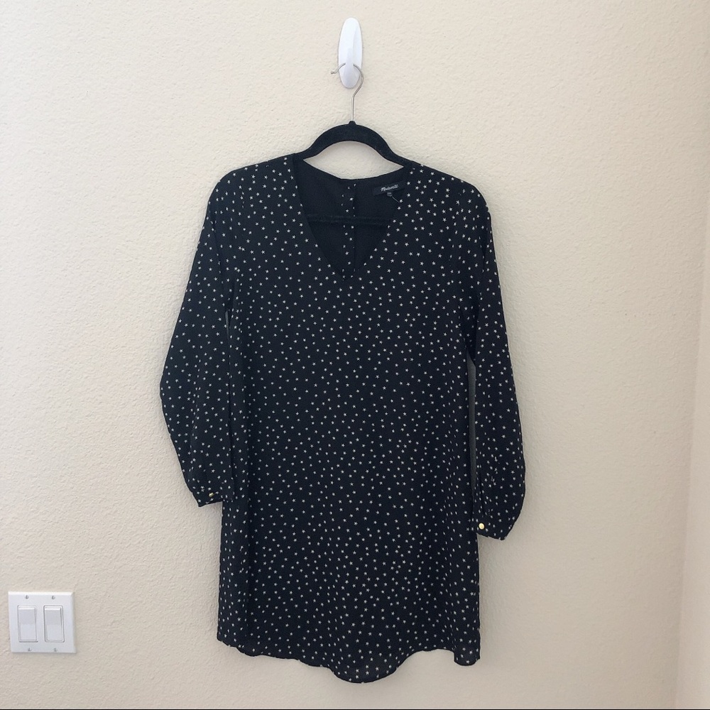 NWT Madewell Star Button Back Dress Size XXS